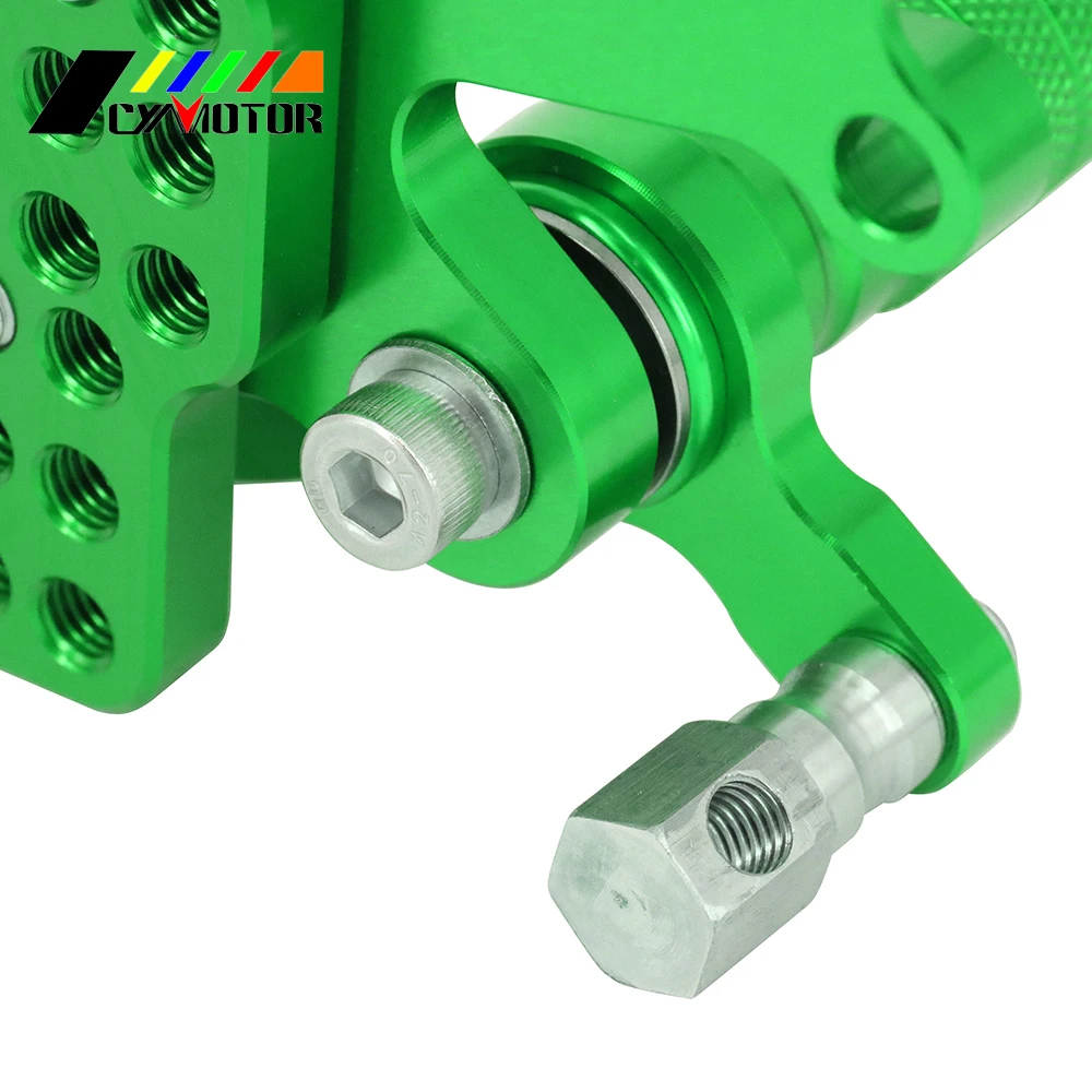 Мотоцикл с ЧПУ Регулируемые подножки для KAWASAKI ZX14R ZX 14R ZX-14R ZZR1400 2006 2007 2008 2009 2010 2011 06 07 08-11