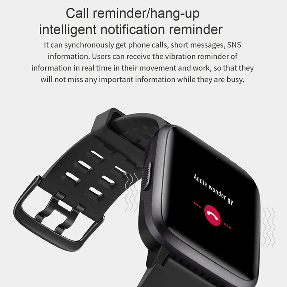 1.3 Inches Sport Activity Health Care Smart Watch Touch Screen Waterproof Exercise Training Sleeping Menstrual Fitness Tracker