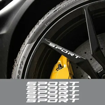 

5PCS Car Sticker Wheels Rims Decal For Honda Fit Civic Accord Ford Focus 2 Kia Sportage Rio Fiat Punto Lexus RX Lada Accessories