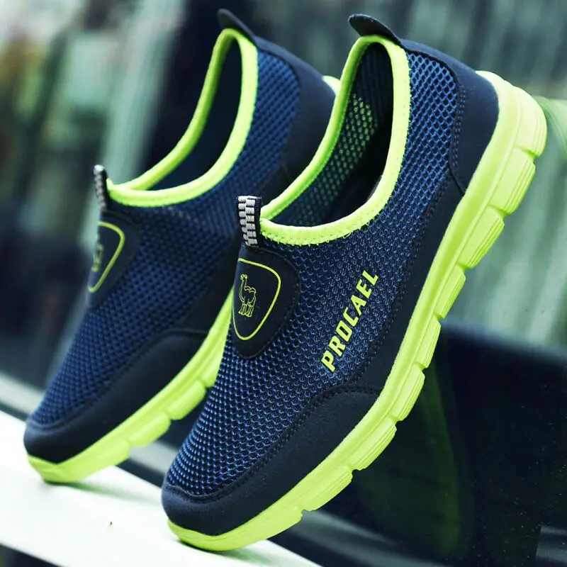 

MEN'S SHOES Summer Punched Sheet Shoes Comfortable Hollow out Old Beijing Cloth Shoes Lazy Casual Sports Shoes Slip-on Mesh Shoe