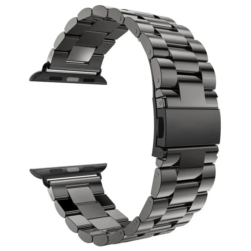 Сменный Браслет из нержавеющей стали для iWatch 5, ремешок серии часов(44 мм), новинка, модный роскошный ремешок для часов унисекс - Цвет ремешка: A
