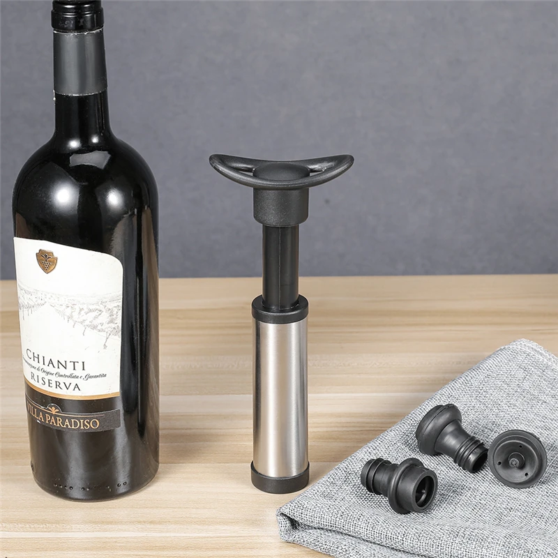 Premium Wine Preserver Pump with Airtight, Leak-Proof Seal and Durable Stainless Steel Construction