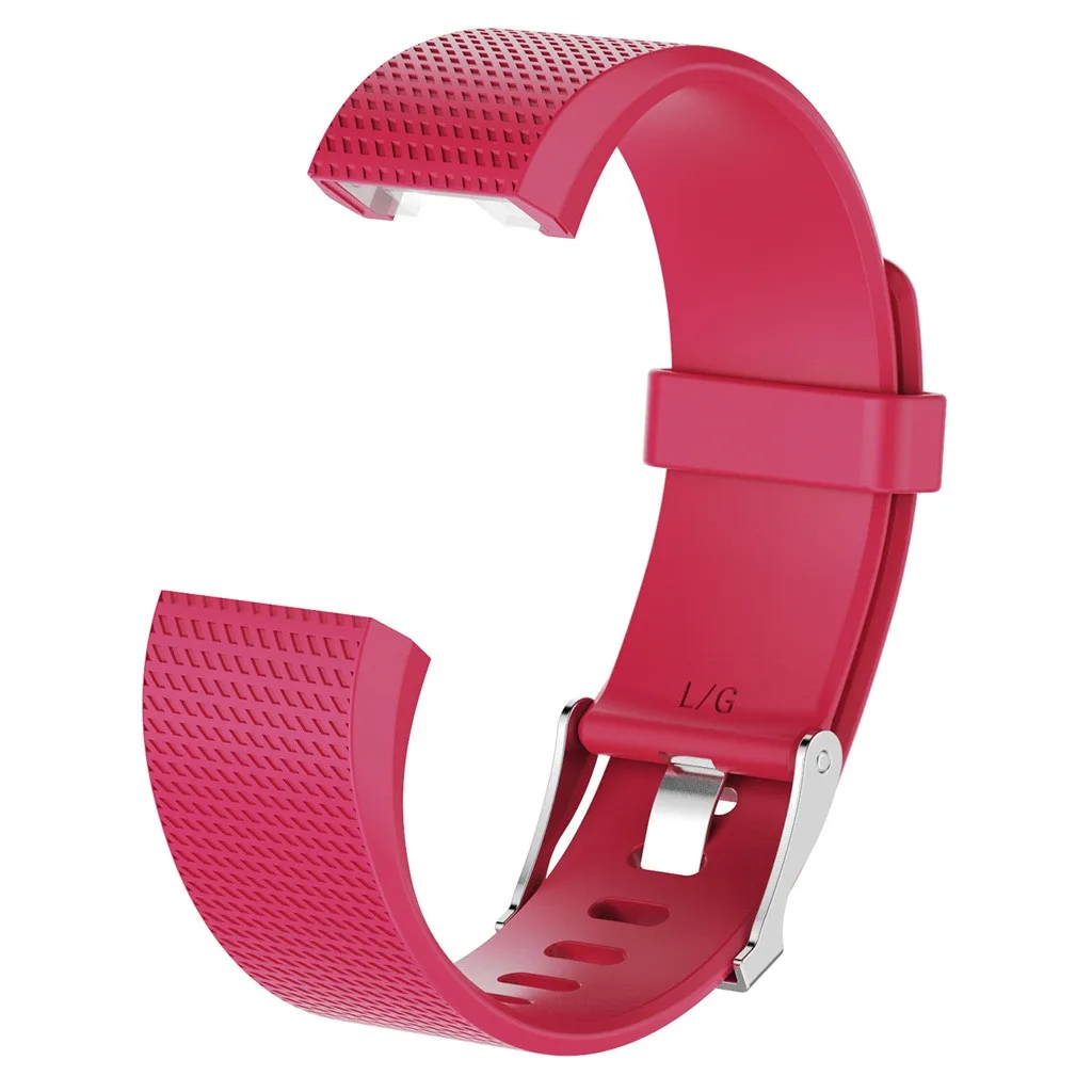 L Ouhaobin большие силиконовые сменные полосы для браслета FitBit Charge 2 браслет на запястье ремешок для браслета FitBit Charge 2 913#2 - Цвет: L