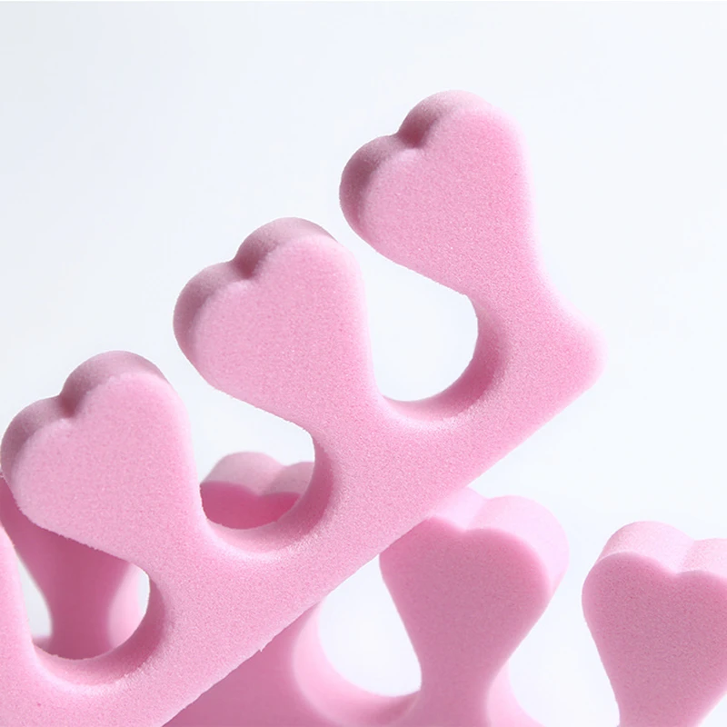 Description Picture 4 of item100/200/400pcs Nail Art Toes Separators Soft Sponge Fingers Foot Gel UV Polish Coating Painting Manicure Pedicure Tools Foam