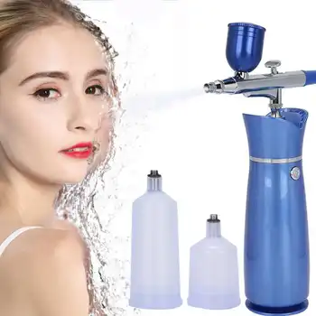 

Household Water Oxygen Injection Airbrush Handheld Nanometer Moisturizing Spray Gun Nano Mist Face Hydrating Beauty Instruments