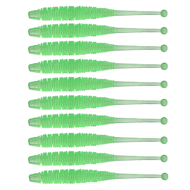 Proleurre 10 шт./лот мягкий земляной червяк приманка для рыбалки 60 мм 0,6 г мягкие черви джиг рыбный запах воблер искусственная наживка для рыбалки приманки - Цвет: G