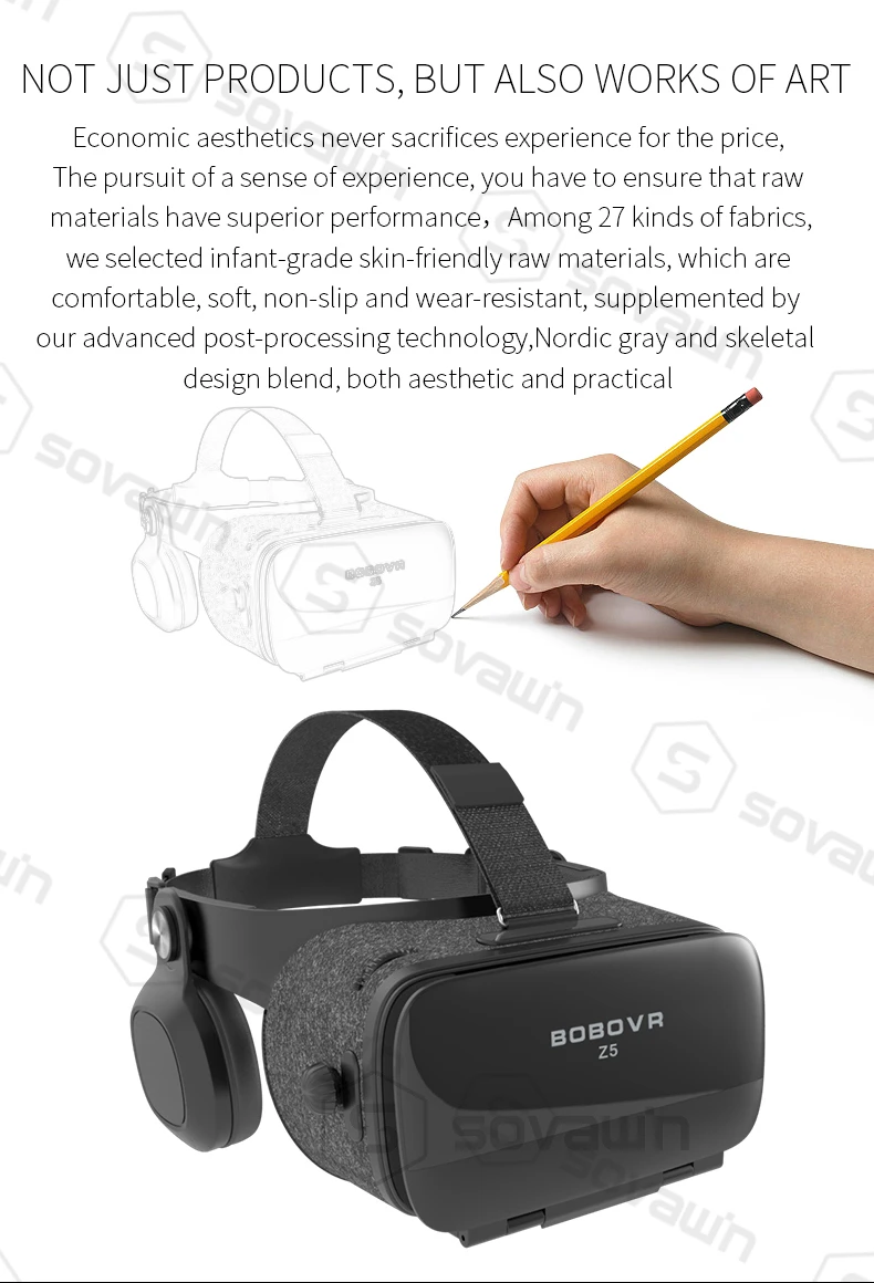 BOBOVR Z5 Виртуальная реальность гарнитура очки 120 FOV 3D очки стерео коробка глобальная версия полная посылка для 4,7-6,2 'мобильного телефона