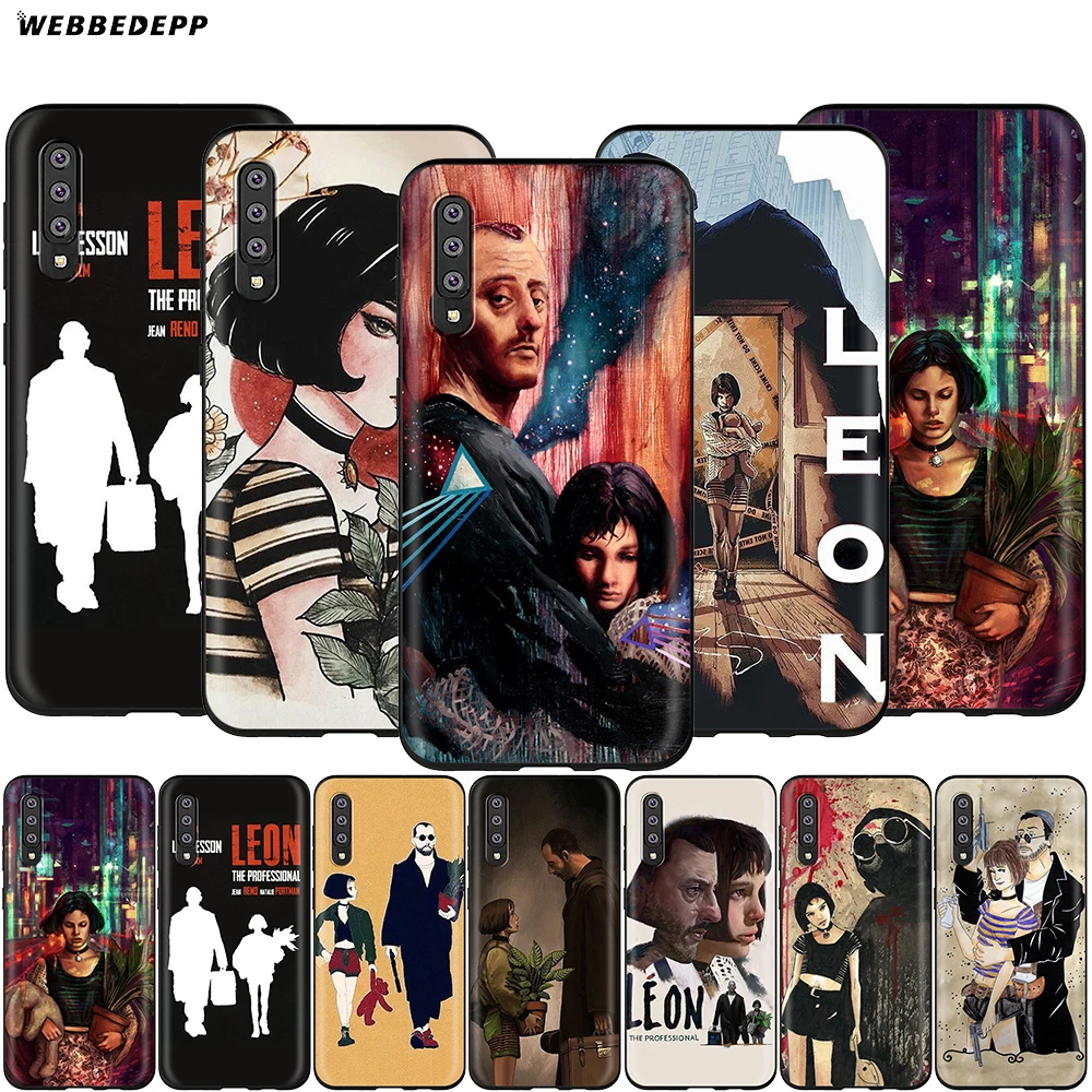 

Webbedepp Leon the Professional Case for Samsung Galaxy S7 S8 S9 S10 Plus Edge Note 10 8 9 A10 A20 A30 A40 A50 A60 A70