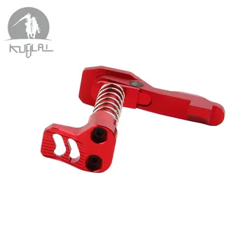 

Textured CNC Finished Double Side (Left & Right Hand) Magazine Release Catch For M4/M16 Gel Blaster Series Airsoft AEG Red Gray