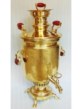 

Samovar is a medal. Shape: jar. Material: polished brass. Volume: 8 liters. Manufacturer: Fabr