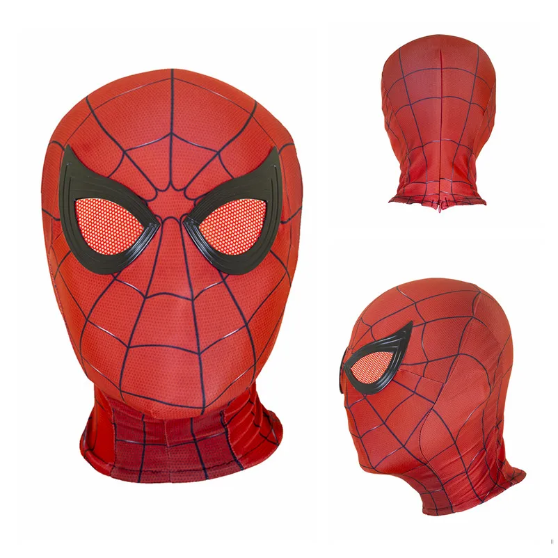 

New Anime Spider-Man Far From Home Cosplay Mask Iron Spiderman Kids Adult Lycra Helmet Masks Party Fancy Ball Halloween Props