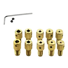 

2022 M8/M7 Drill Chuck Copper Clamp Micro Drill Bit Fixture Brass Electric Motor Shaft for 0.75mm-5.0mm Mini Drill Multi Tool