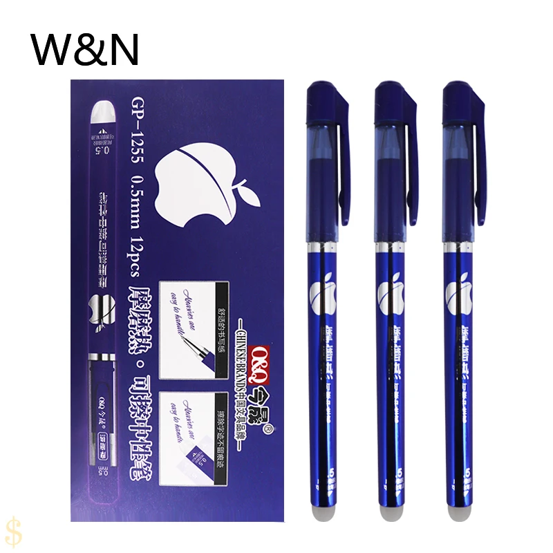3/6Pcs/set Erasable Gel Pen Refills Blue /Black Magical Writing Neutral For School Office Supply Student Stationery |
