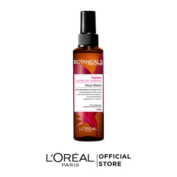 

L'Oreal Paris lip hair "Botanicals, Geranium", painted and dim hair, 150 ml, without парабенов, silicones