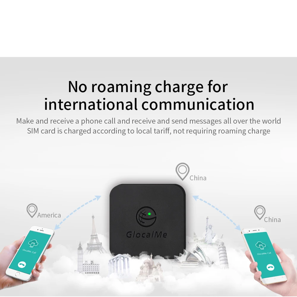 

4G SIMBOX 4SIM Dual Standby No Roaming abroad for iOS8-13 & Android to transfer Call &SMS No Need Carry
