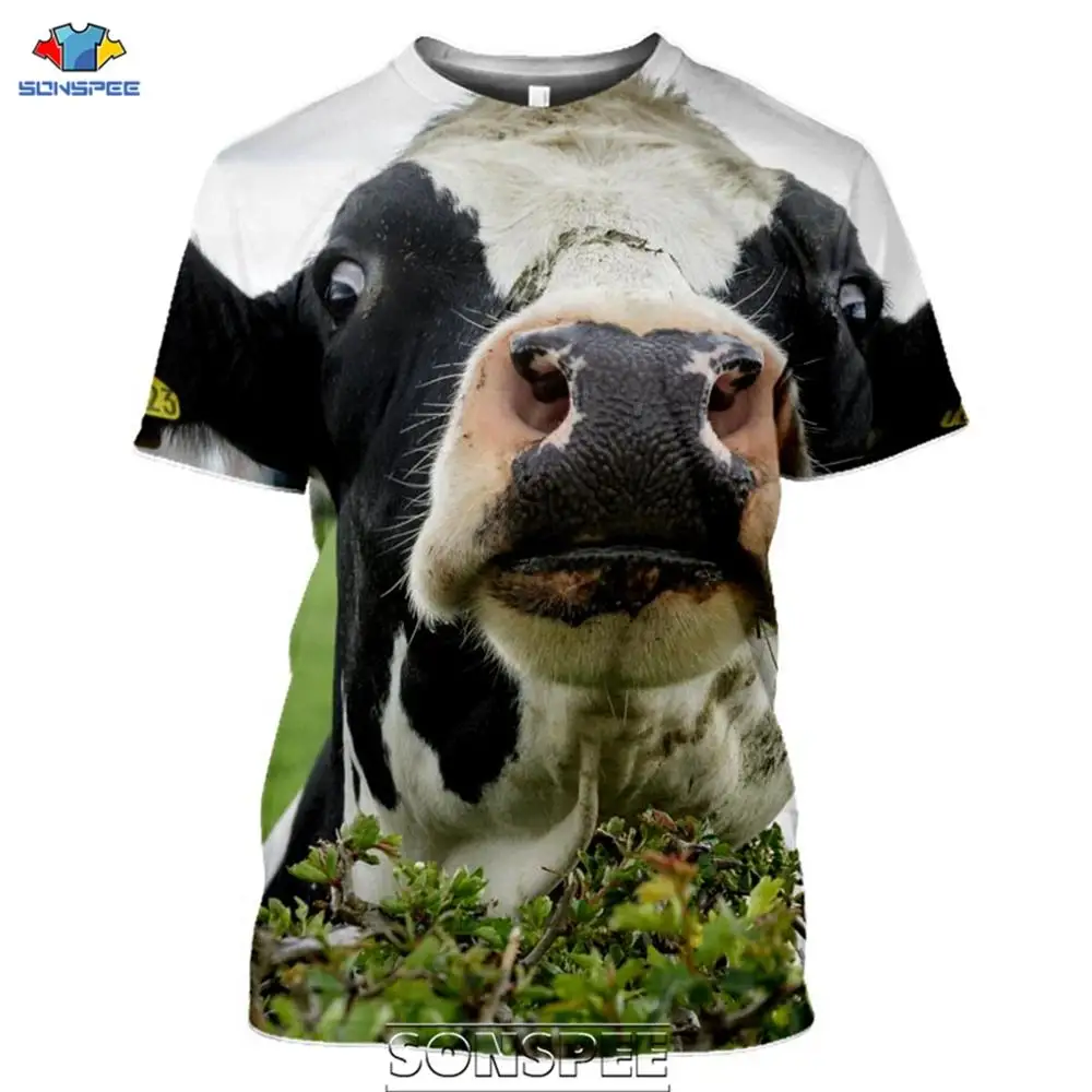 Sonspee Animal Cow Face 3d Print Summer 