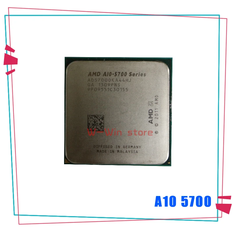 AMD A10 5700 A10 5700k 3,4 ГГц разъем FM2 четырехъядерный процессор AD5700OKA44HJ cpu