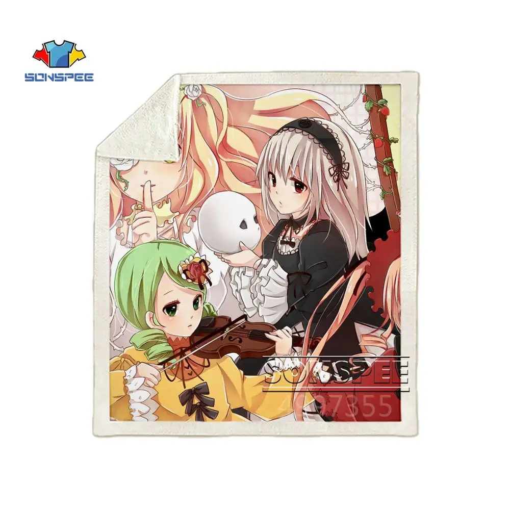 13 SONSPEE Rozen Maiden аниме Харадзюку для детей и взрослых 3d принт одеяло Теплый диван Стёганое одеяло покрывало для путешествий постельные принадлежности магазин при фабрике K128 - Цвет: 13