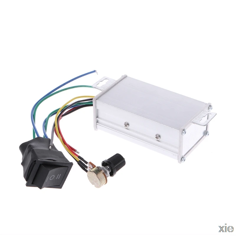 

DC 12V 24V 36V 48V SoftStart Reversible Motor Speed Control PWM Controller PWM