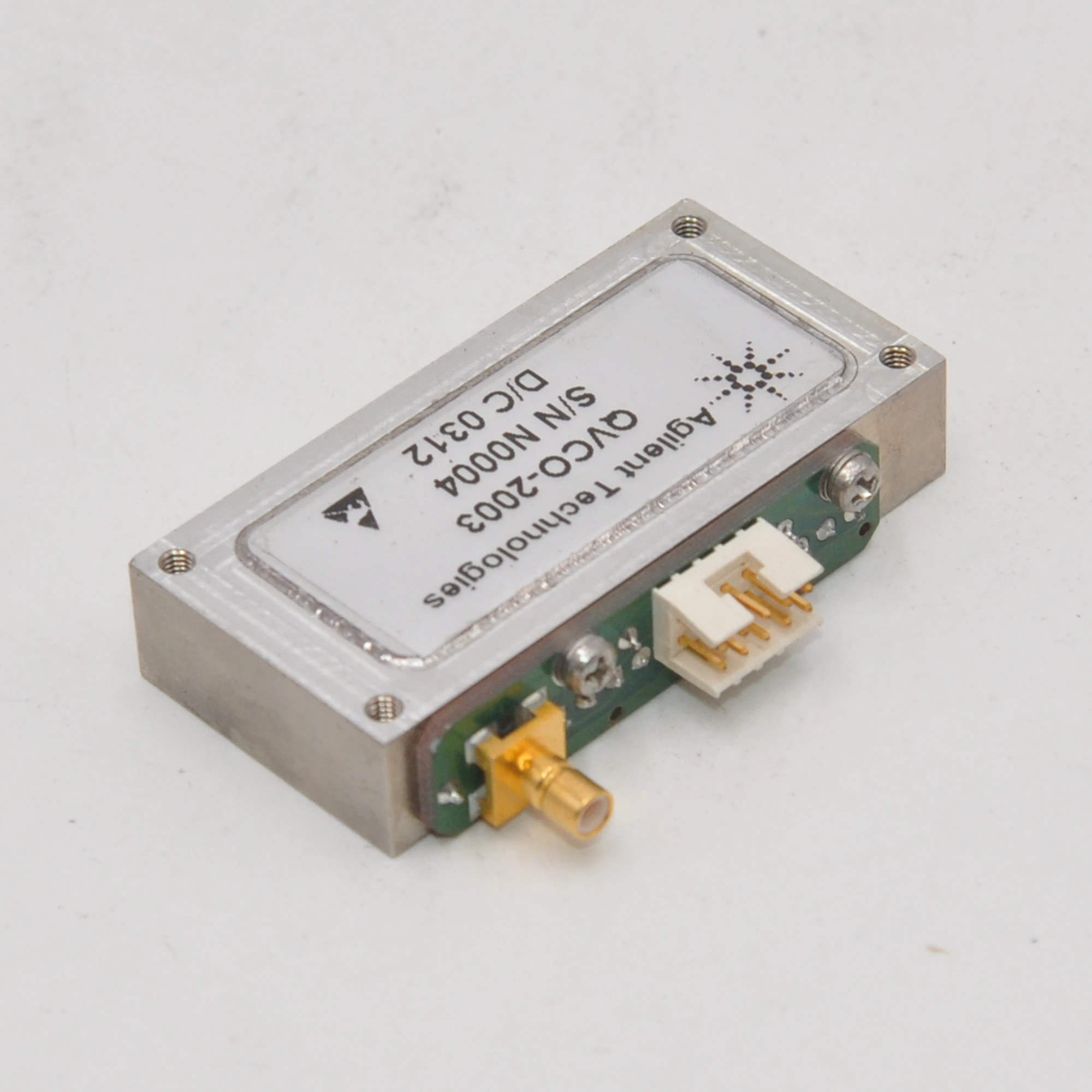 

Agilent QVCO-2003 was removed from the equipment