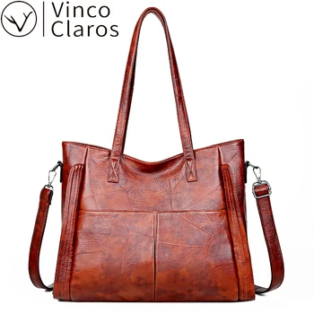 

Large Capacity Handbags Luxury Designer Leather Shoulder Crossbody Bag Casual Tote Bags for Women Travel 2020 Women's Bag Trend