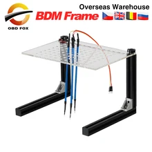 Conjunto completo do programador do quadro do diodo emissor de luz bdm para kess/kt/fgtech galletto/bdm100 ferramenta de ajuste da microplaqueta do ecu do carro com 4 canetas da ponta de prova