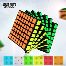 QIYI 7x7x7 QiXing S магический скоростной куб без наклеек Профессиональный MoFangGe MFG Puzzel Cubo Magico 7x7 развивающие игрушки подарок