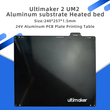 

Ultimaker 2 UM2 Aluminum substrate Heated bed 24V Aluminum PCB Plate print table for 3D printer parts.