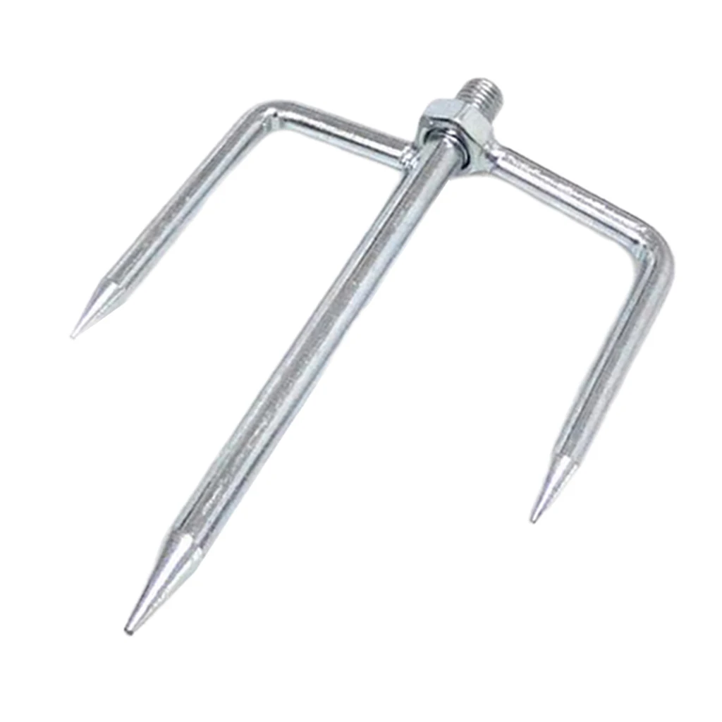 Detachable Umbrella Ground Spike Pole Garden Outdoor Beach Metal Universal Fishing Umbrella Ground Spike