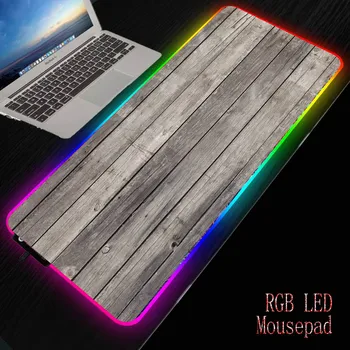 

MRGBEST Wooden Texture Large Gaming Mouse Pad Gamer Solid Color Locking Edge Keyboard Mouse Mat Gaming Grande Desk Mousepad