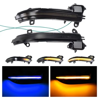 

2 Pieces Dynamic Rearview Mirror Blinker Turn Signal LED light For BMW 1 2 3 4 Series F30 F31 F34 GT X1 M2 F87 F36