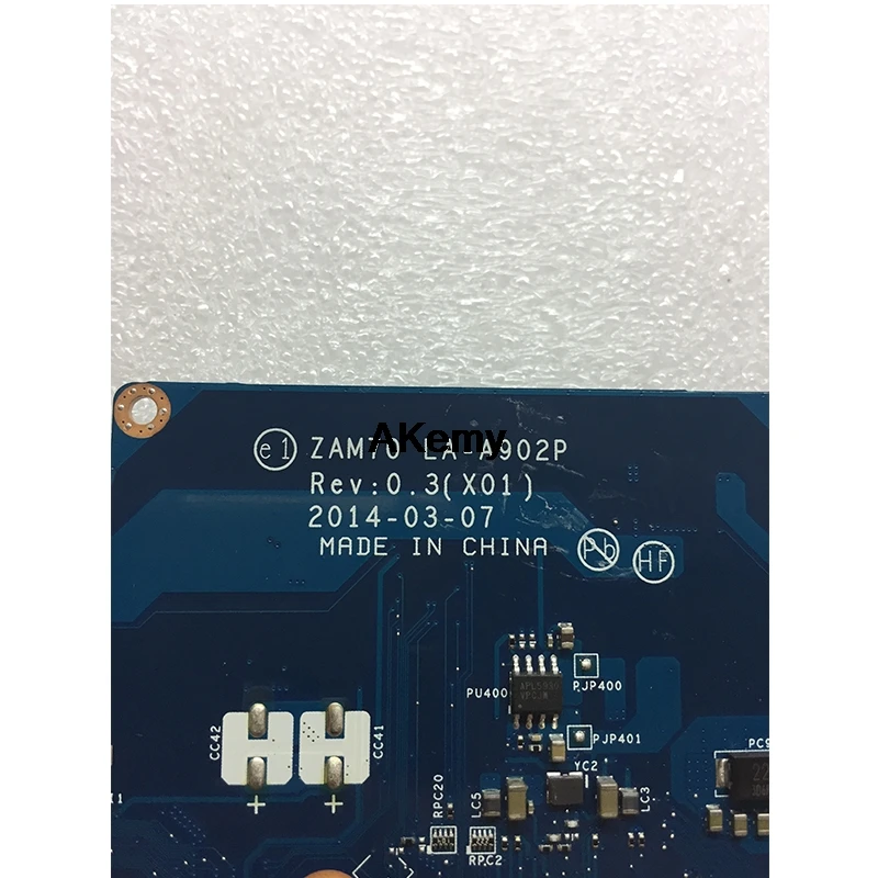 Akemy для Dell Latitude E5450 Материнская плата ноутбука 0PVYKY Wih i3-5010 процессор ZAM70 LA-A902P протестирован