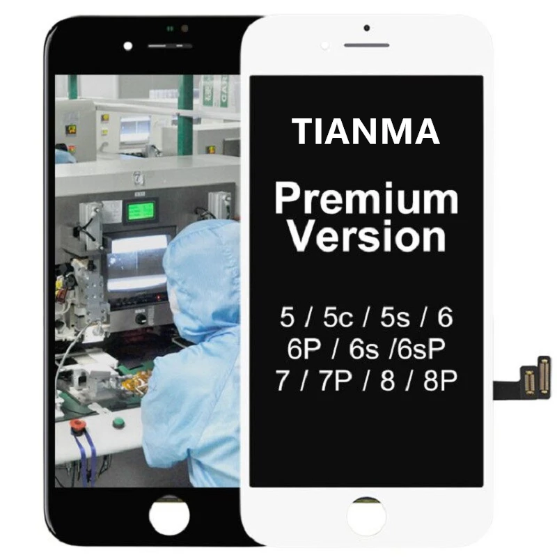 

New Premium ESR For iPhone 5S SE 6 6Plus LCD Screen Tianma Replacement with Touch Screen For iPhone 7 7Plus 8 8Plus LCD Display