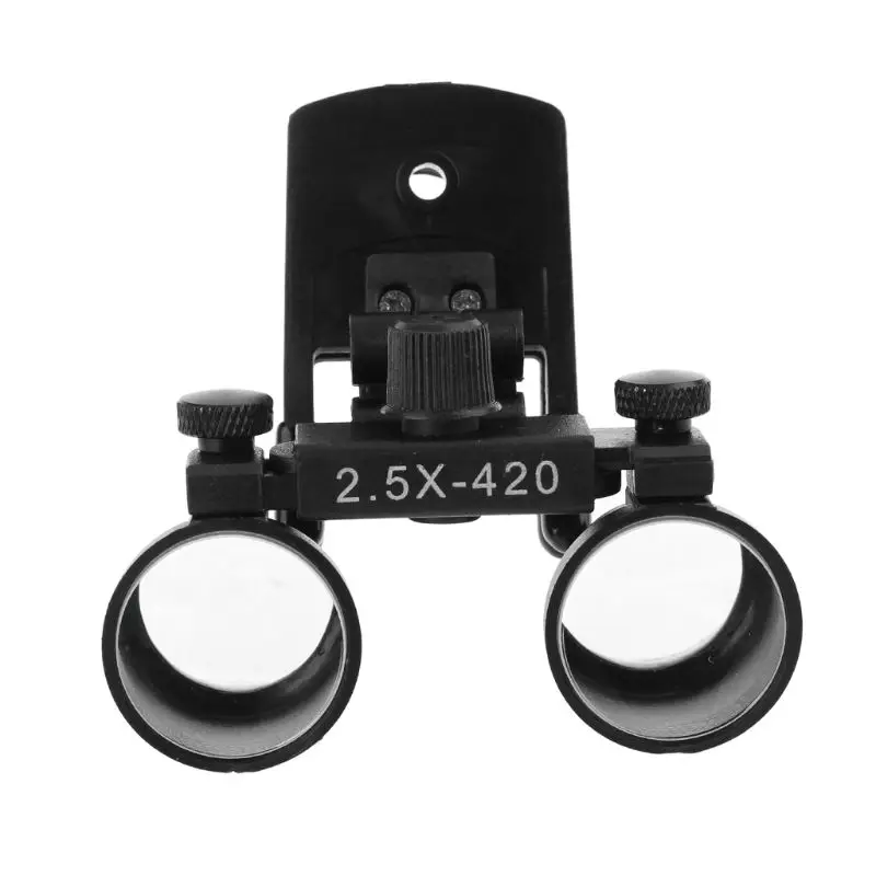 3.5X Loupe binoculaire lentille de verre optique Loupe à Clip