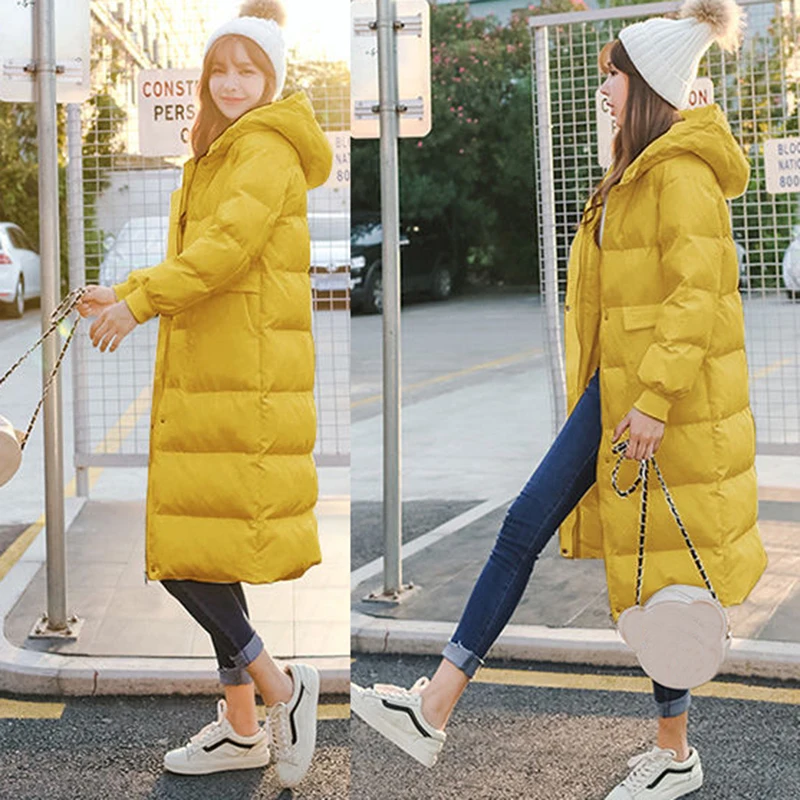 2020 New Thick Long Women Winter Coat Cotton Jacket With Hood Soft Water proof fabric Hot selling Woman cotton coat | Женская одежда