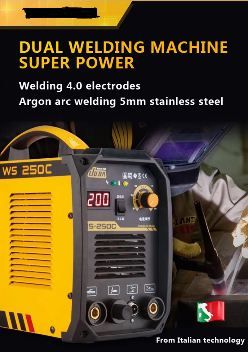 

JUBA WS 250 inverter Welding Machine TIG / MMA Welding Argon Arc Welding Machine