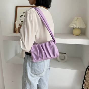 

Elegant Women Shoulder Totes Classic Texture Creative Design Chic PU Leather Solid Lady Evening Clutch Handbags Purse