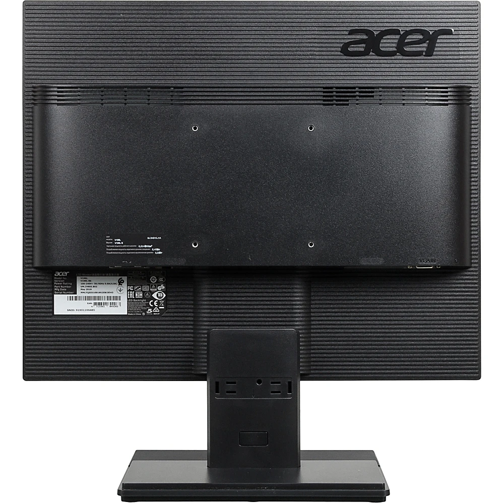 Монитор Acer 19" V196LBb черный IPS LED 5ms 5:4 Mat 250cd