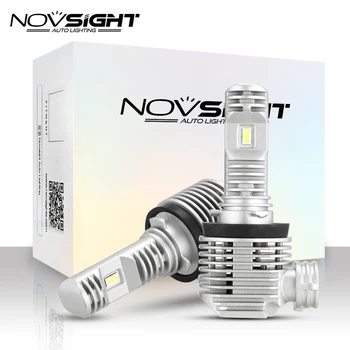 

NOVSIGHT mini Car Lights H7 H11 LED Lamp 6000K White Car Headlight Bulbs H4 H8 H9 9005 9006 HB3 HB4 Turbo LED Bulbs 12V