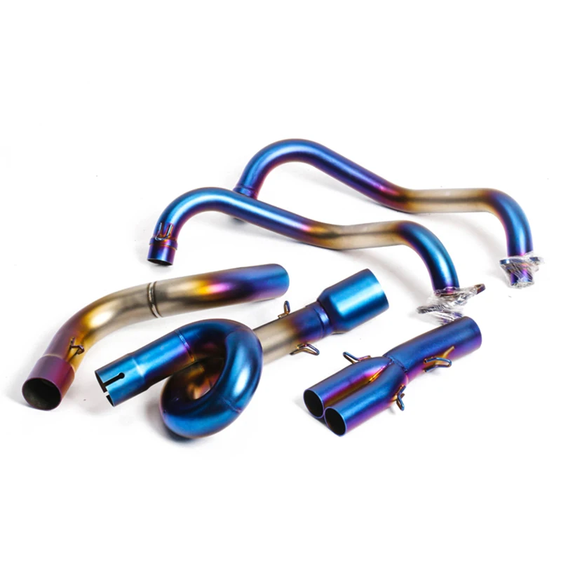 Escape Motorcycle Exhaust Front Link Pipe Stainless Steel Exhaust System For Kawasaki Ninja Z250 250 300 2013-2016 - Image 3