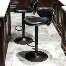 Yulai cegar xuan ровные цилиндры счетчик регулируемая высота вращающийся стул бар стул модный высокий барный стул с основанием бытовой wu ting yi