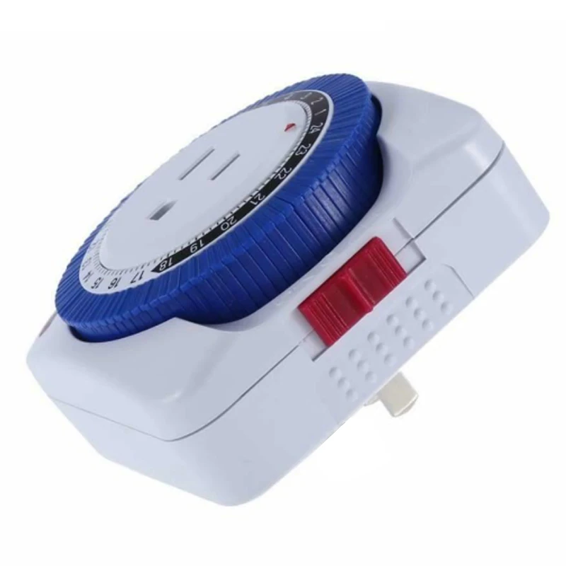 

24 Hours Mechanical Timer Socket Switch Electrical Wall AC Outlet Timer Home Use GQ999