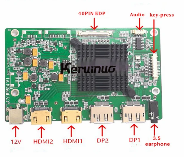 144 Гц FHD Мини DP драйвер плата контроллера для DIY портативный монитор подходит для ноутбука экран B156HAN07.0 B156HAN07.1
