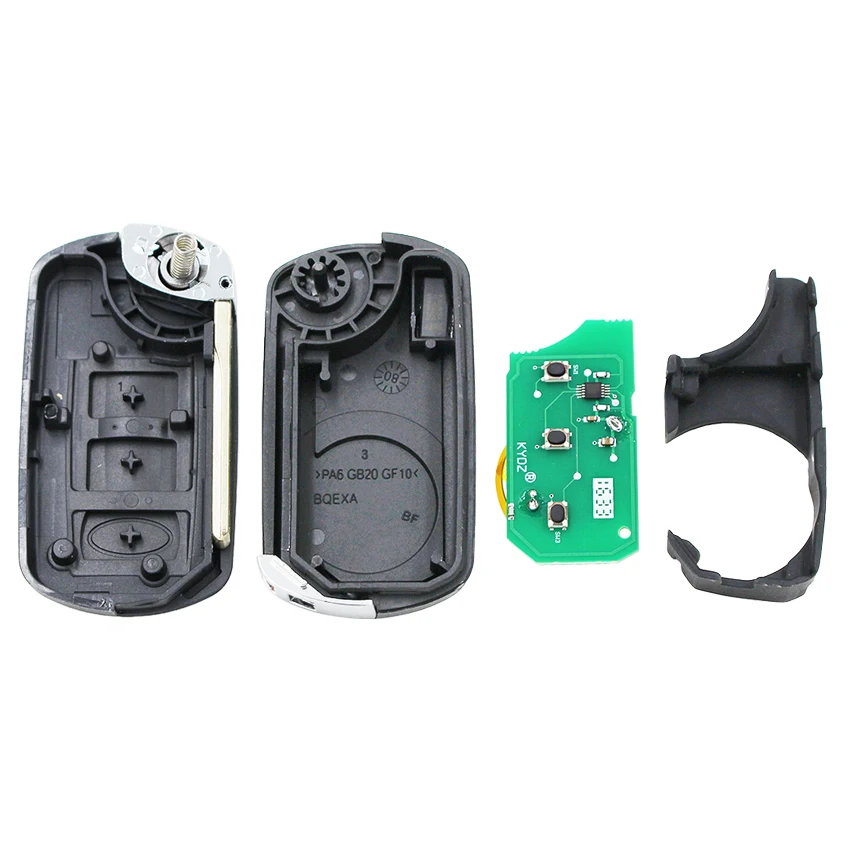 Складной дистанционный ключ с 3 кнопками для Land Rover Range Rover Vogue LR3 Sport с чипом PCF7935 315 МГц 433 МГц HU92 blade