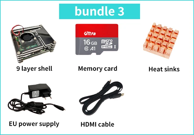 Raspberry Pi 3 Модель B+ плюс 4-х ядерный Процессор 512 Оперативная память с поддержкой Wi-Fi и Bluetooth+ акриловый чехол+ Мощность зарядное устройство и радиатора