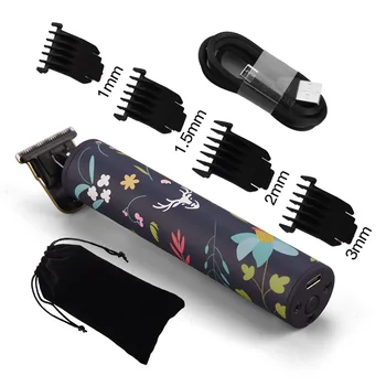 

Professional USB Rechargeable Barber Hair Cutter Electric Trimmer Haircut Beard Trimmer Hair Cutting Machine Men Clipper