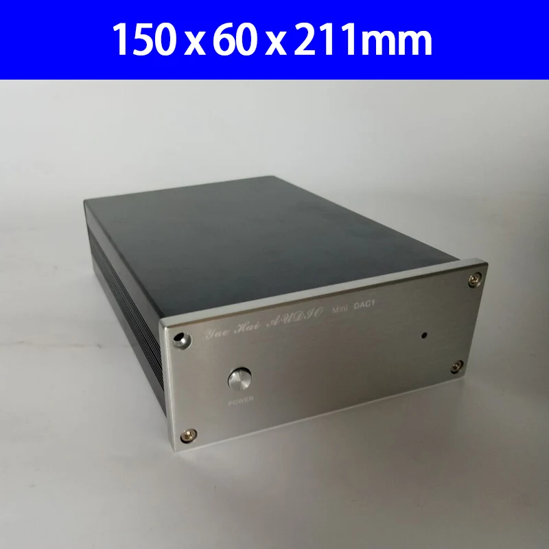 

Алюминиевый корпус усилителя KYYSLB 1506DAC 150*60*211 мм, корпус для дома, самодельный корпус с ножками усилитель переключателя, чехол