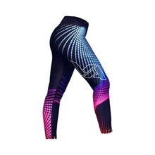 Быстросохнущая Йога для бега, фитнеса стрейч длинные брюки для женщин Йога Спортивные штаны лосины одежда для фитнеса 0F