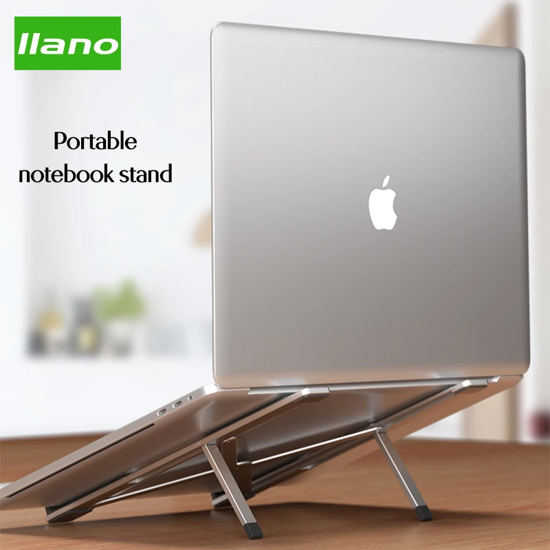  Llano Portable Laptop Stand Foldable Notebook Stand Holder For Macbook Lapdesk Computer Cooling Bra