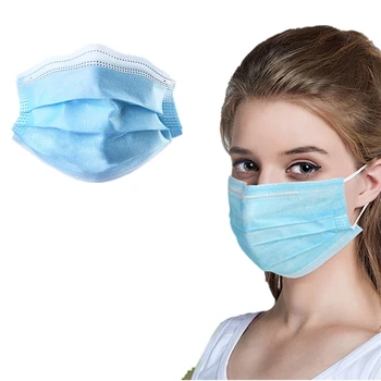 

Mask 100Pcs/Pack 3-Ply PM2.5 Nonwoven Elastic Mouth Soft Breathable Face Mask